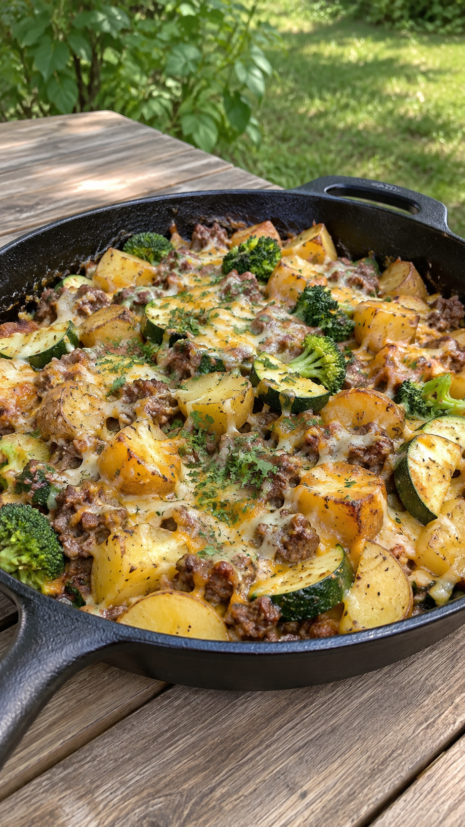 Creamy Beef & Potato Skillet